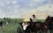 Edgar Degas Racetrack France oil painting artist